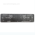 Customed black plastic license plate frame